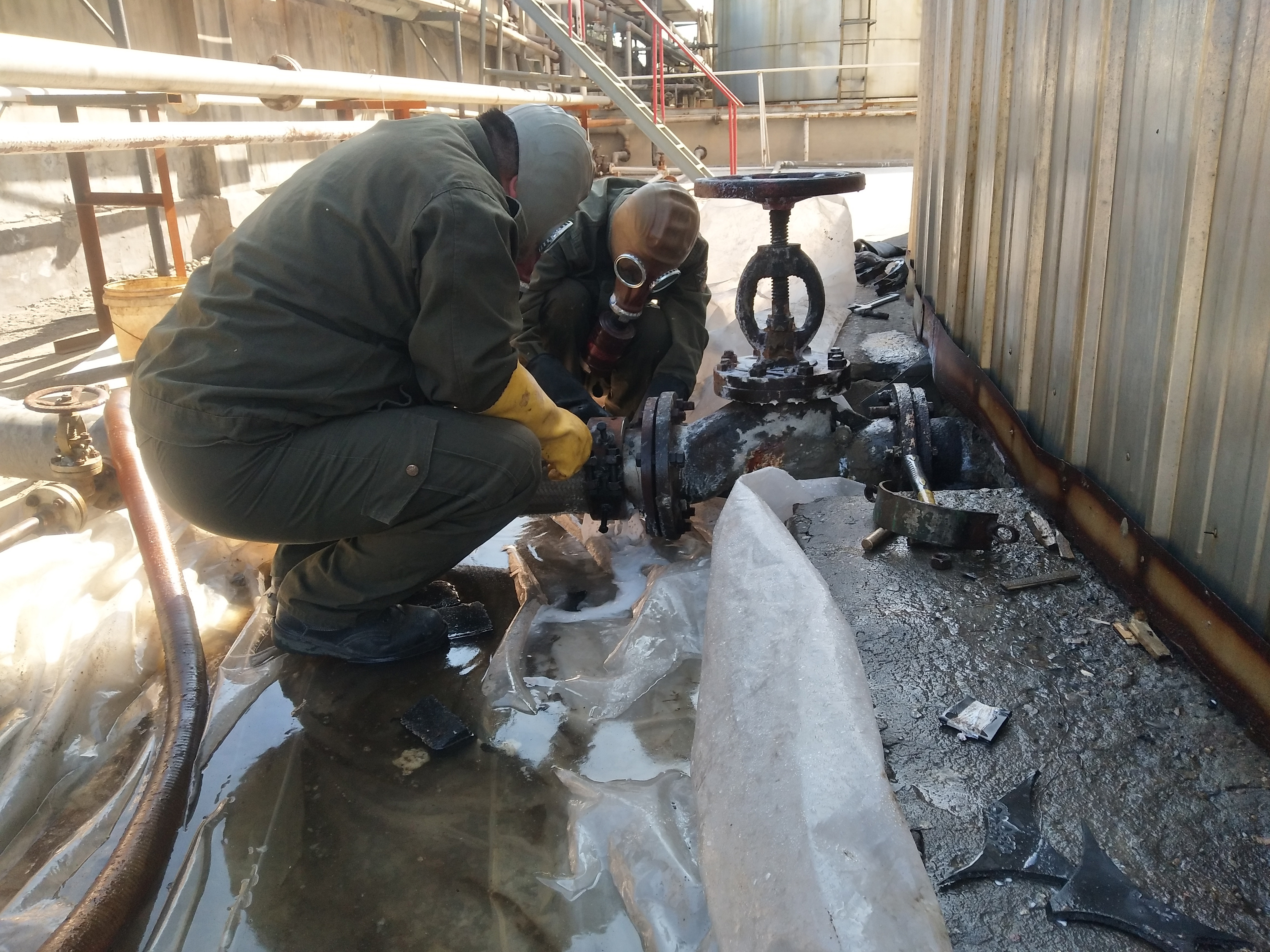 �ж��к����ʴ�ѹ��©���������̿��������ʩ��